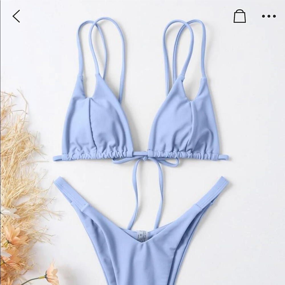 cut out high cut bikini swimsuit